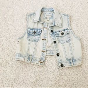 Girls Denim Vest